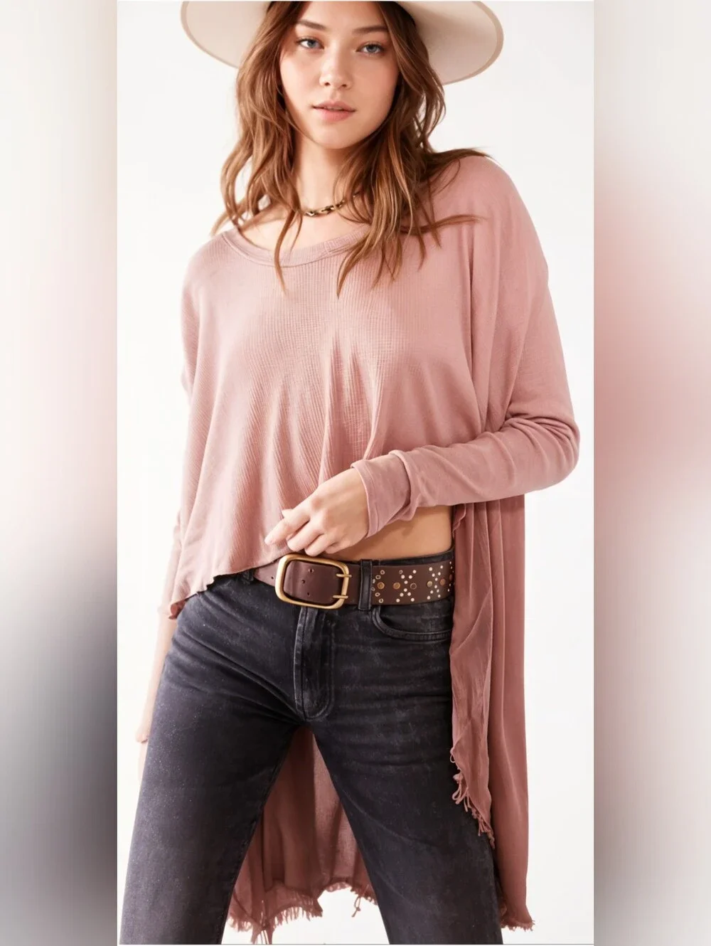 Free People We The Free TT Special Thermal Top in Latte